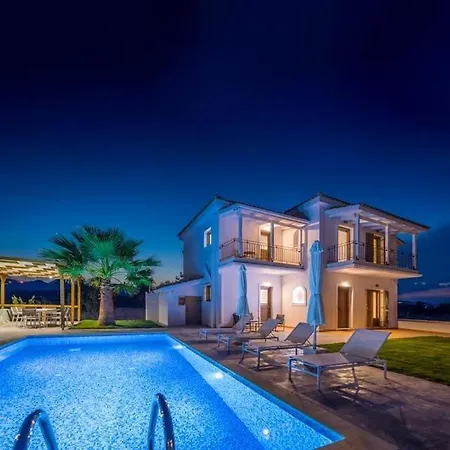 Sleeps 9 Pool Air Con Wifi * Kalpaki (Zakynthos)